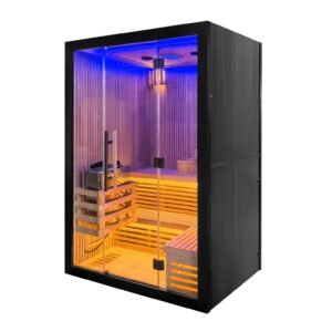 Traditional Canadian Hemlock Sauna — 1.5 × 1.3 × 2.1m