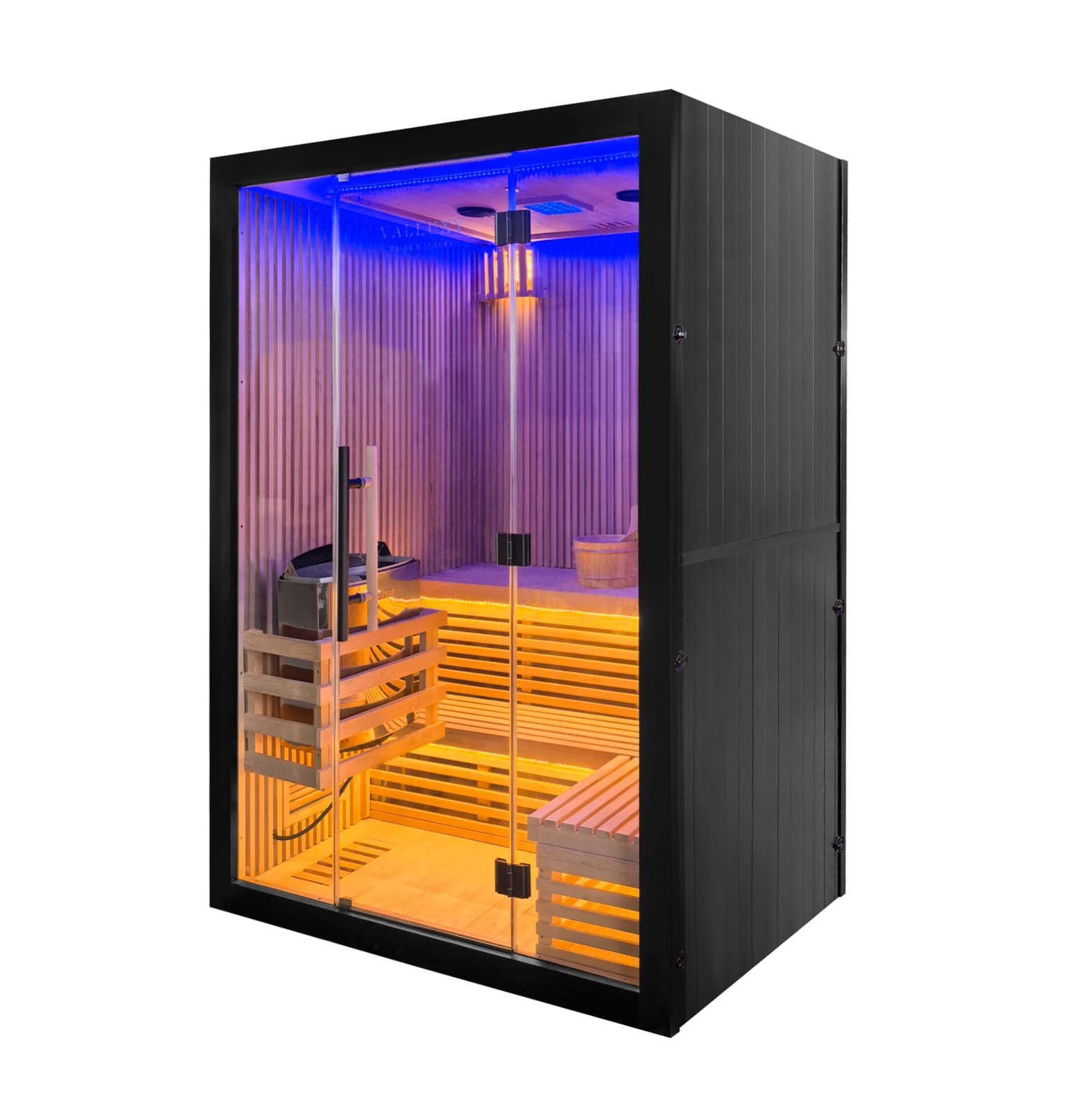 Traditional Canadian Hemlock Sauna — 1.5 × 1.3 × 2.1m